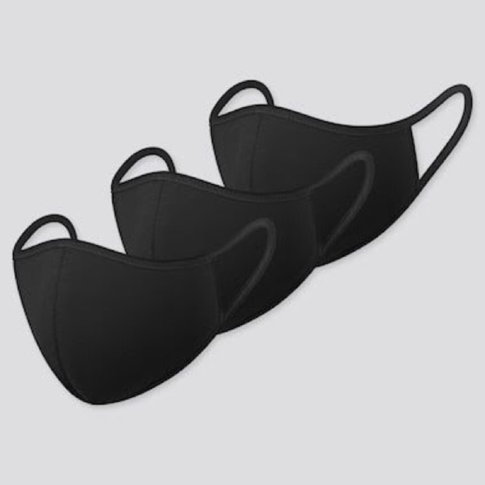 3 Large Face Masks w/ Filter